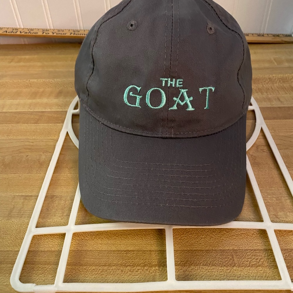 Unisex “The Goat” Hat/Cap. Dallas Texas. Dark Grey and Adjustable.
